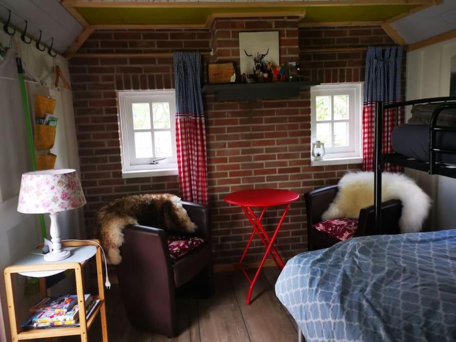 Trekkershut - Tiny House - Hikers Cottage Wijster Eksteriør bilde